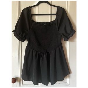 Shein Ruffled Puff Sleeve Blouse